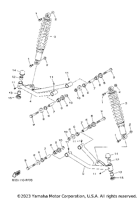 FRONT SUSPENSION & WHEEL