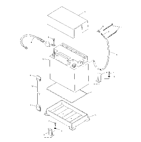 BATTERY BOX - W025402D (4980948094A14)