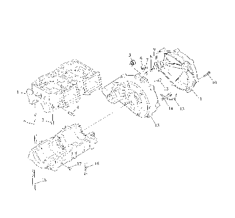 CRANKCASE - B994673 (4951335133c001)
