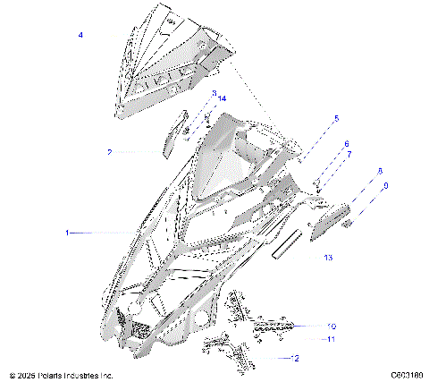 BODY, HOOD ASM. and TRIM - S26TLF9FSL (C603189)