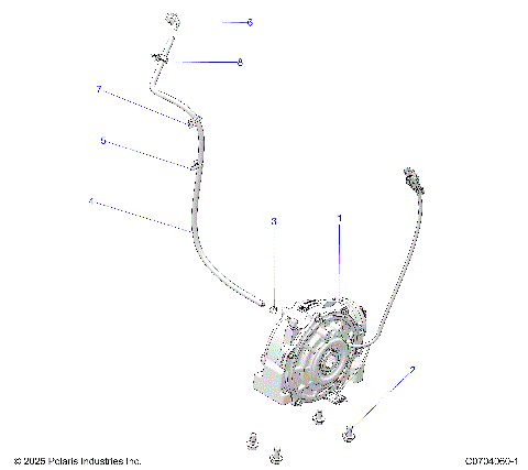 DRIVE TRAIN, FRONT GEARCASE MOUNTING