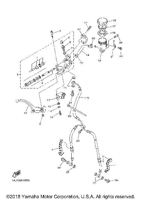 FRONT MASTER CYLINDER