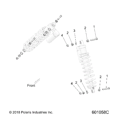 SUSPENSION, SHOCK MOUNTING (IFS) - S19MDX6JSA/JEA (601058C)