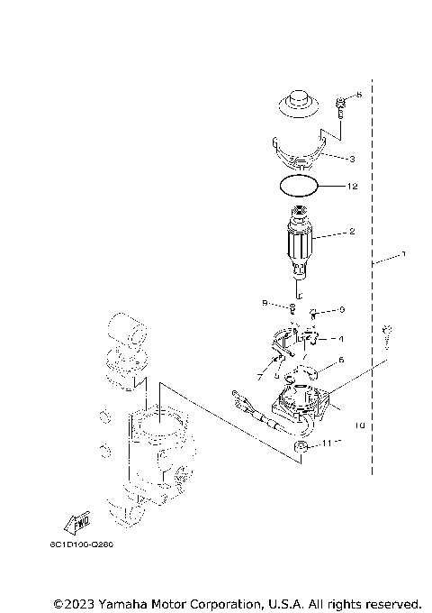 POWER TRIM TILT ASSY 2