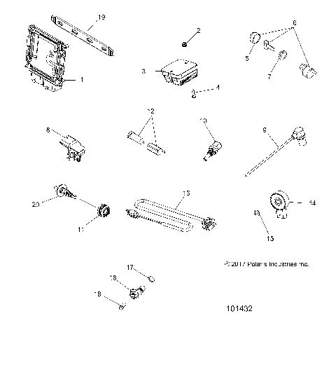 ELECTRICAL, SWITCHES, SENSORS, ECU and CONTROL MODULES - A19SVS95CR/ER [101432]
