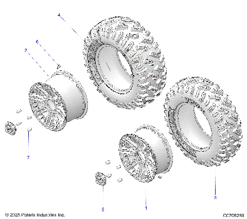 WHEELS, FRONT & REAR