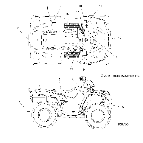 BODY, DECALS - A17SEH57A7 [100705]