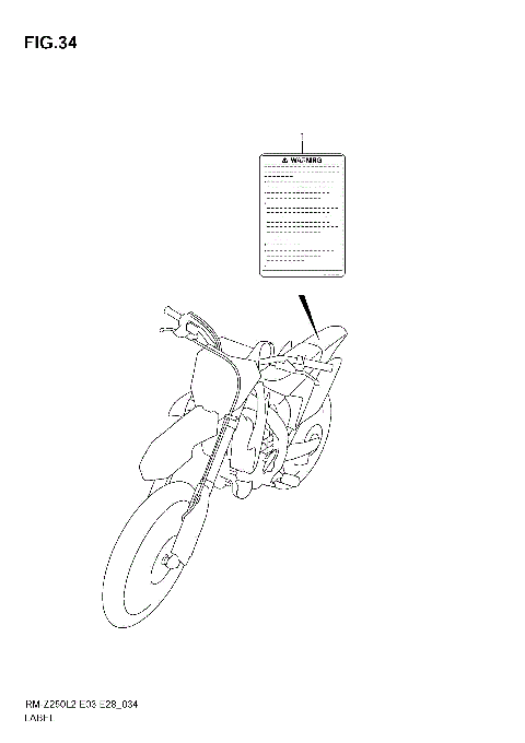 LABEL (RM-Z250L2 E28)