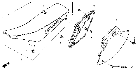 SEAT@SIDE COVER ('05-)