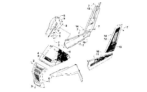 FRONT AND SIDE PANEL ASSEMBLIES [300391]