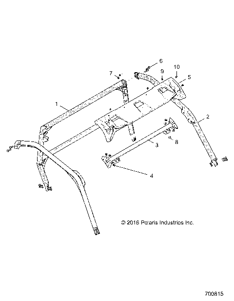 CHASSIS, CAB FRAME - R18RGE99BM/BB/B7/KBS/UB9/UBG (700815)