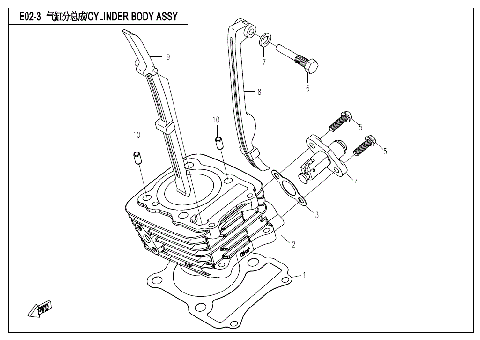 CYLINDER BODY ASSY.