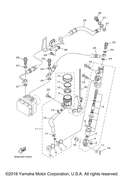 REAR MASTER CYLINDER