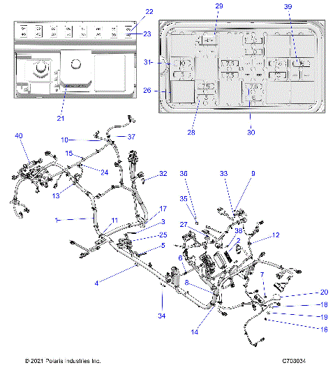 ELECTRICAL, WIRE HARNESS, CHASSIS, ULTIMATE LE - Z22MAD92AJ/BJ/AK/BK (C703034)