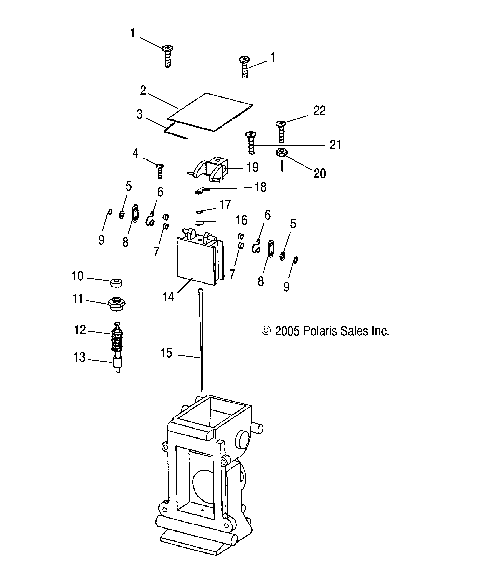 ENGINE, CARBURETOR, UPPER - S12MX6JSA/JEA (49SNOWCARBUPPER08600IQ)