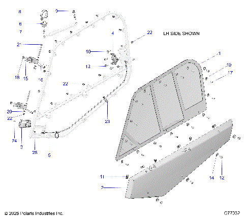 BODY, DOORS - Z25RRL2KAL (C77032)