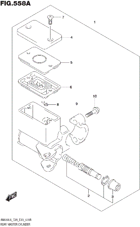REAR MASTER CYLINDER