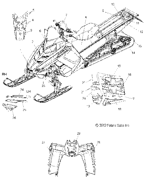 BODY, DECAL, RETRO WRAP - S13CN8/CY8 ALL OPTIONS (49SNOWDECAL13RMKASLTWRAP)
