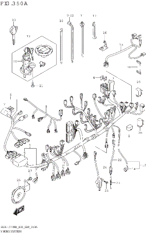 WIRING HARNESS (E03,E28)