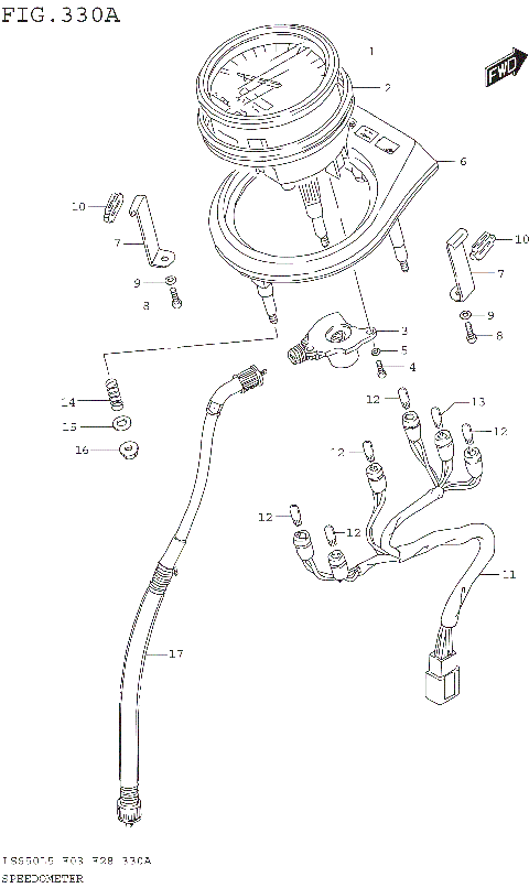 SPEEDOMETER (LS650L5 E03)
