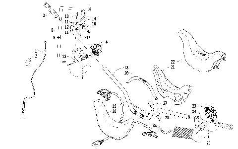 HANDLEBAR AND CONTROLS [87764]