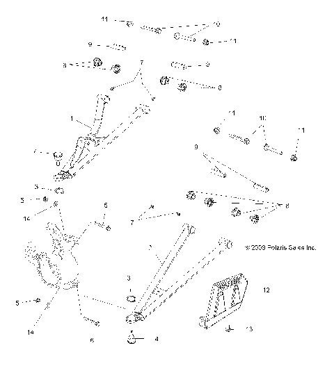 SUSPENSION, FRONT A-ARMS - A16SXE85AS/AM/AB/A85A1/A2/A9 (49ATVSUSPFRT10SPTRGEPS)
