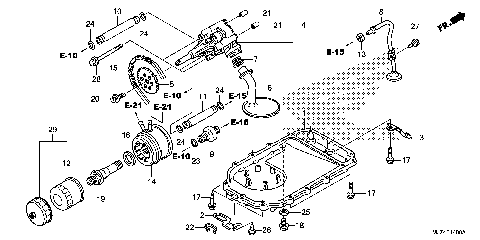 OIL PUMP@OIL PAN