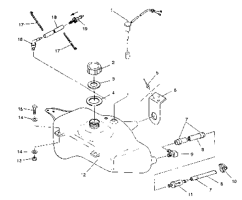 OIL TANK SL 650 B944058 (4926992699008A)