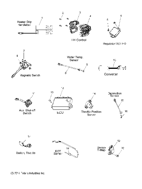 ELECTRICAL, SWITCHES, SENSORS and COMPONENTS 1 - S15DP8 ALL OPTIONS (49SNOWELECT15PROS)