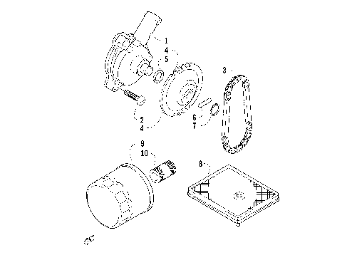 OIL FILTER/PUMP ASSEMBLY [87573]