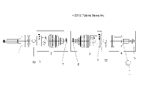 DRIVE TRAIN, FRONT DRIVE SHAFT - A17SEA57F1/SEE57F1/F2/FL (49ATVSHAFTDRIVE1332931)