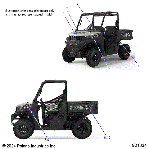 BODY, DECALS, GRAPHIC- R25MAE57B6 (901034)