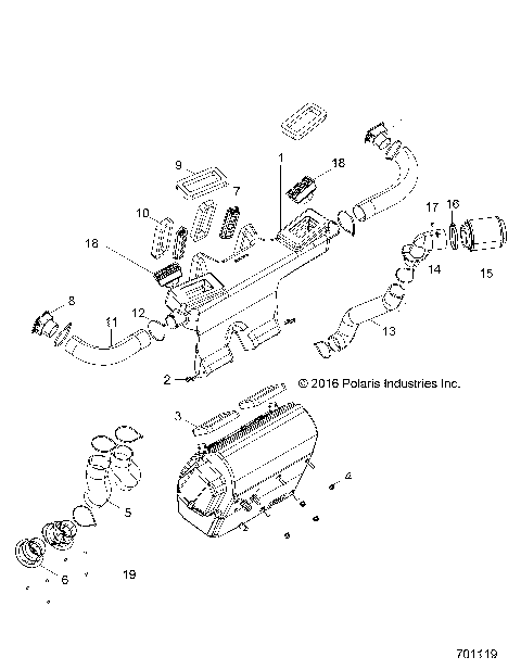 BODY, HVAC DUCTING - R17RTU99AV/BV (701119)