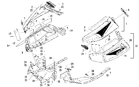 SKID PLATE AND SIDE PANEL ASSEMBLY [97562]