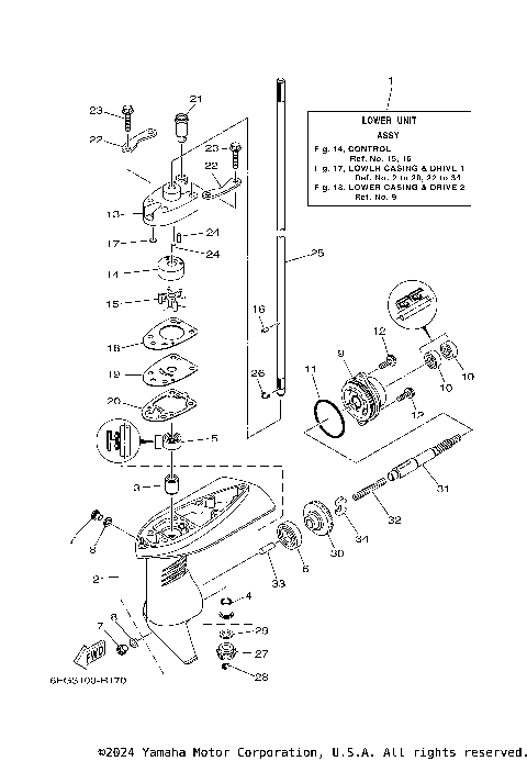 LOWER CASING DRIVE 1