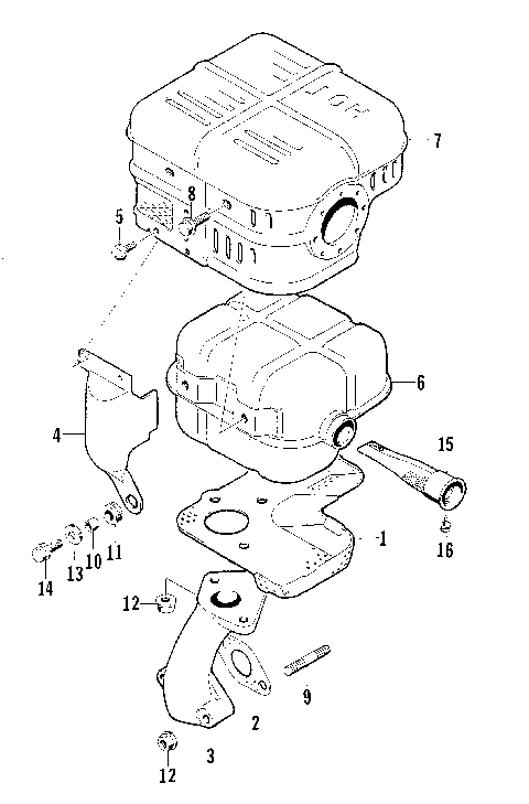 MUFFLER ASSEMBLY [74888]