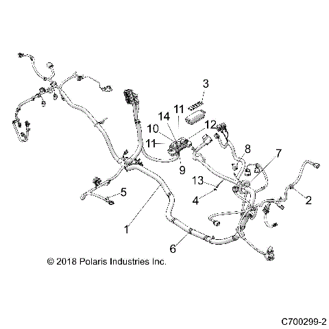 ELECTRICAL, WIRE HARNESS - Z19VBE99AM/BM/LM (C700299-2)