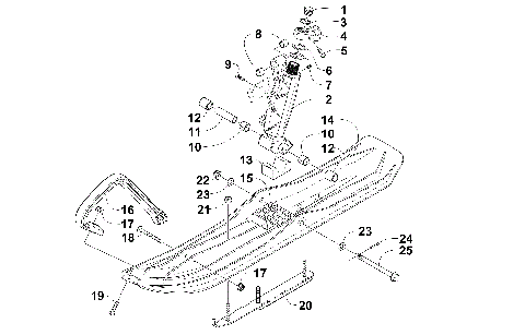 SKI AND SPINDLE ASSEMBLY [101635]