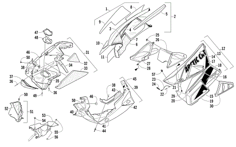 SKID PLATE AND SIDE PANEL ASSEMBLY