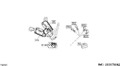 08- Electric - Reverse Wiring Harness - 515178942