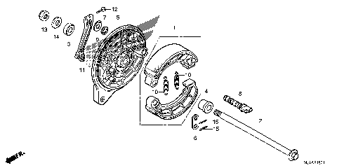 REAR BRAKE PANEL (2)