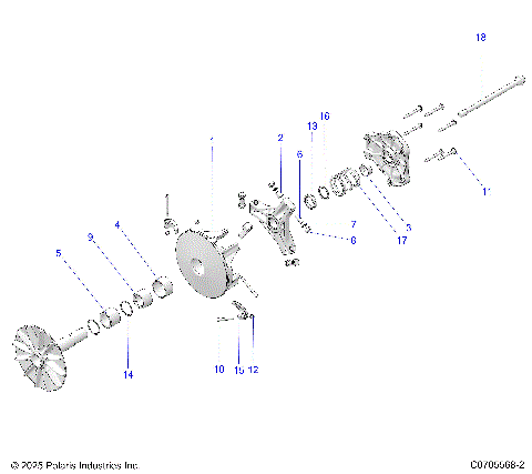 DRIVE TRAIN, PRIMARY CLUTCH