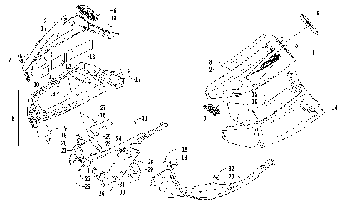 SKID PLATE AND SIDE PANEL ASSEMBLY [93810]
