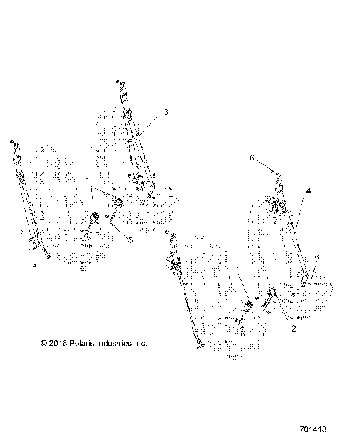 BODY, SEAT BELT MOUNTING - R17RHE99AU (701418)