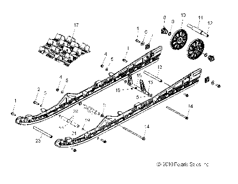 SUSPENSION, REAR - S12CM8GSA/GSL/GEA (49SNOWSUSPRR11800RMK)