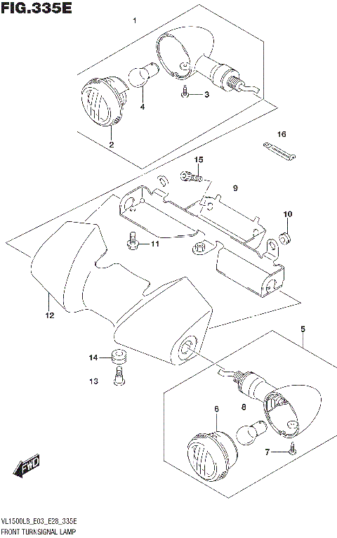 FRONT TURNSIGNAL LAMP (VL1500TL8 E03)
