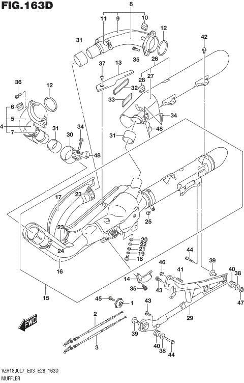 MUFFLER (VZR1800BZL7 E33)