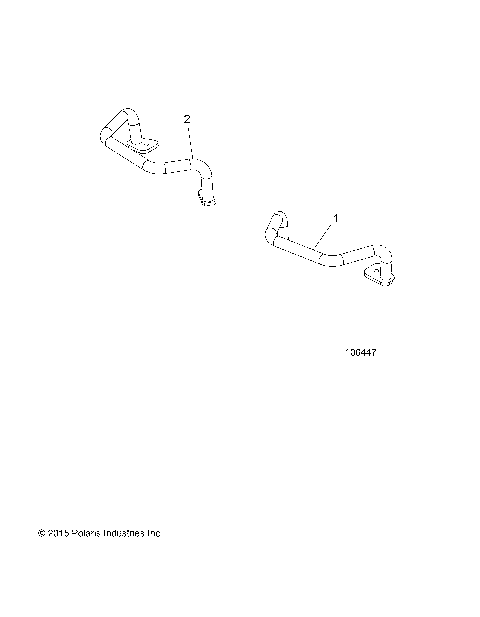 BODY, PASSENGER HAND GRIP - A16SXS95FK (100447)