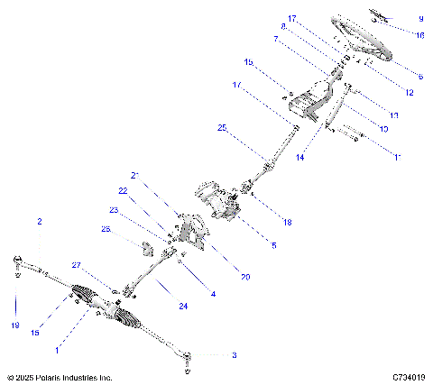 STEERING, STEERING ASM. - R26RRU99CP/EP (C734019)