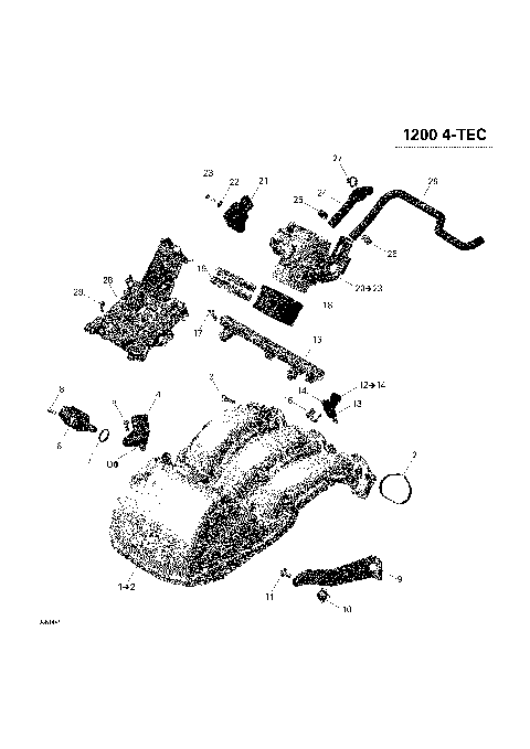 01- Air Inlet Manifold And Throttle Body